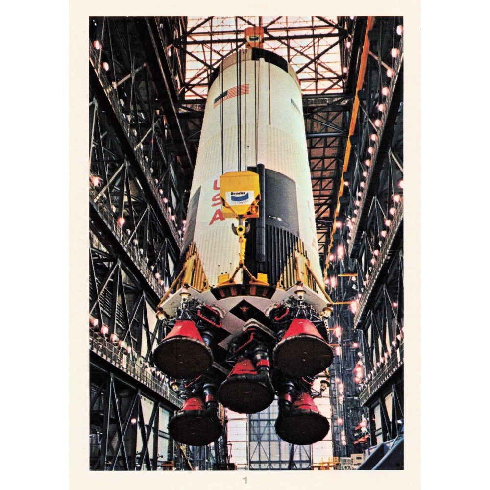 Vintage 1970s Florida Lot of 9 Photos Disney World NASA Apollo Saturn V KSC - Picture 2 of 9